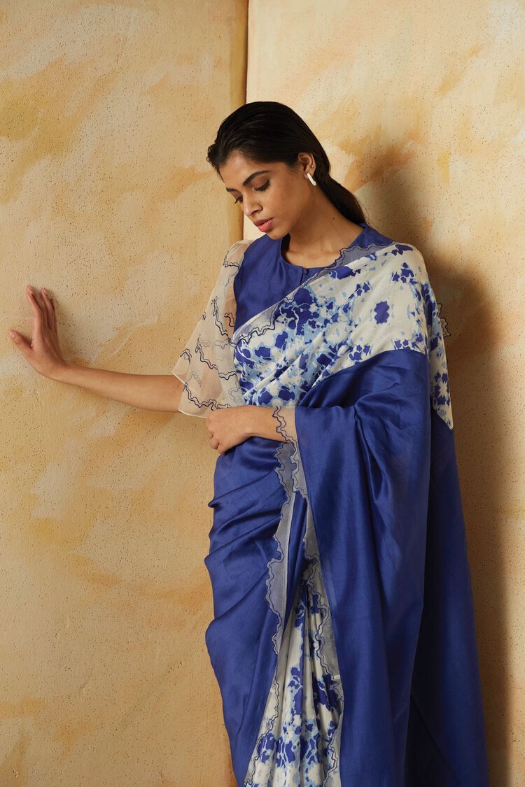 Buy Sara Saree | Shop Verified Sustainable Womens Saree on Brown Living™