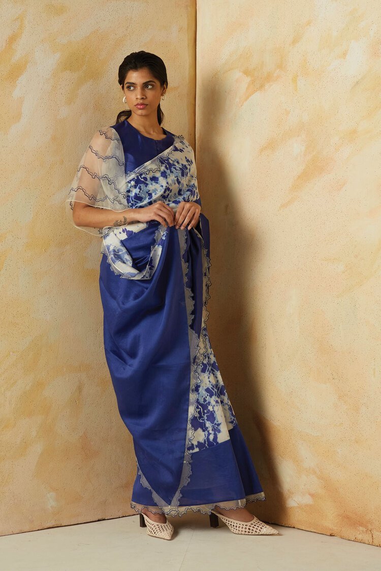 Buy Sara Saree | Shop Verified Sustainable Womens Saree on Brown Living™