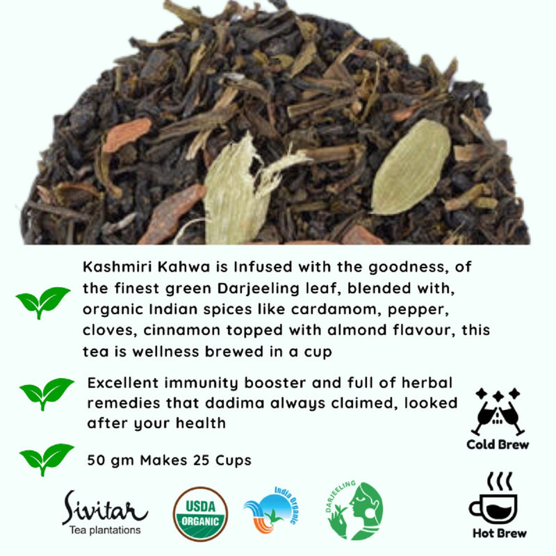 Buy Scorpio Kashmiri Kahwa Tea | Zodiac Tea Collection- 50 g | Shop Verified Sustainable Tea on Brown Living™