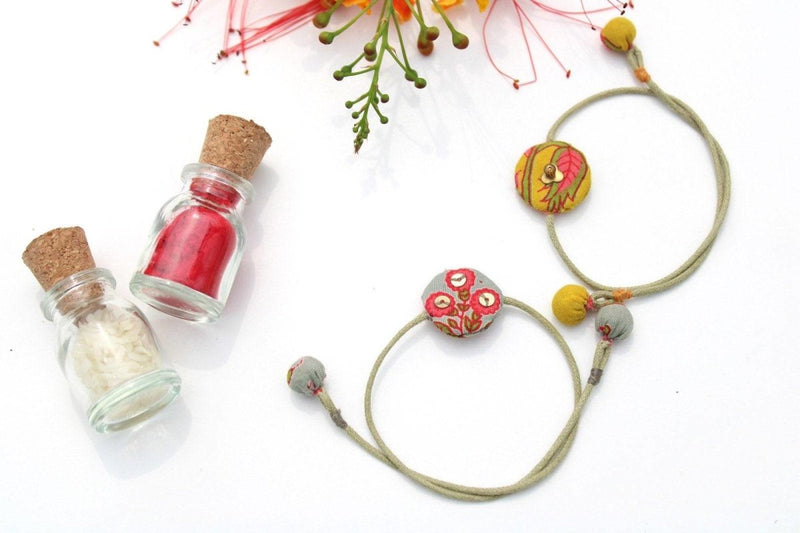 Buy Set of 2 Artisanal Rakhi