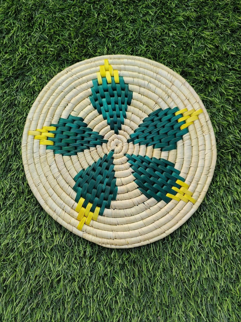 Buy Set of 2 | Moonj Grass Round Placemats | Shop Verified Sustainable Table Essentials on Brown Living™