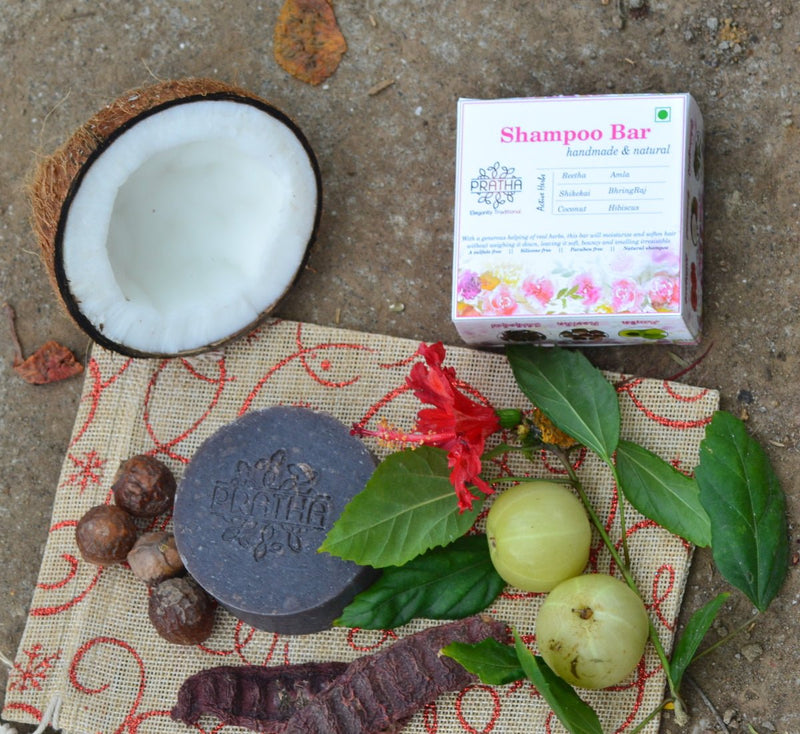 Buy Shampoo Bar | Pack of 2 | Shikakai, Reetha, Amala, Bhrujngaraj, Coconut Milk, Hibiscus | Shop Verified Sustainable Hair Shampoo Bar on Brown Living™