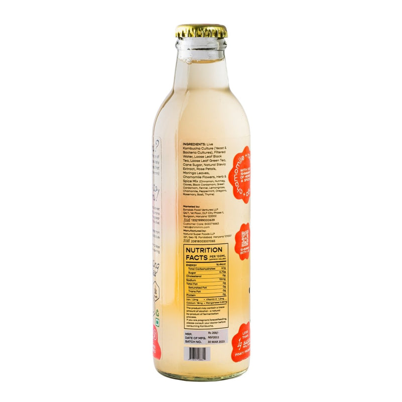 Buy Shimmmi Kombucha - Sparkling Fermented Tea | Phool-on Power | Box of 3 (250ml x 3) | Shop Verified Sustainable Health & Energy Drinks on Brown Living™