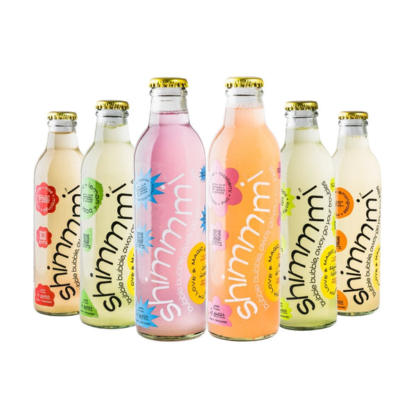 Buy Shimmmi Kombucha - Sparkling Fermented Tea | Try-me-all Box | Box of 6 (250ml x 6) | Shop Verified Sustainable Health & Energy Drinks on Brown Living™