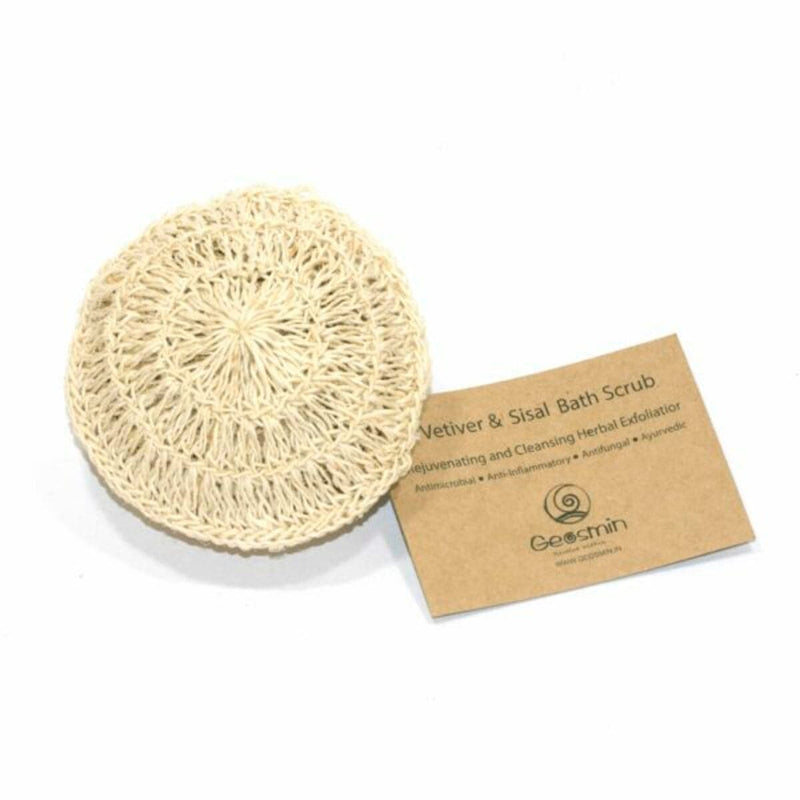 Buy Sisal Mesh Scrub with Vetiver Stuffing | Shop Verified Sustainable Bath Accessories on Brown Living™