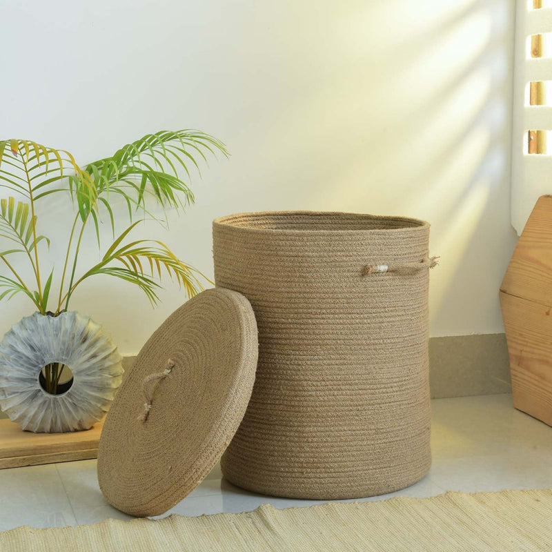 Buy Sisal Laundry Basket | Shop Verified Sustainable Baskets & Boxes on Brown Living™