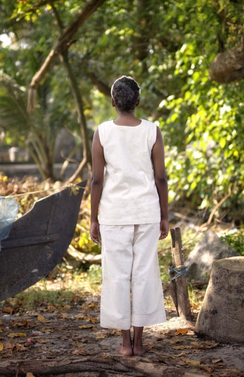 Buy Sleeveless Cordruoy Top | Shop Verified Sustainable Womens Top on Brown Living™