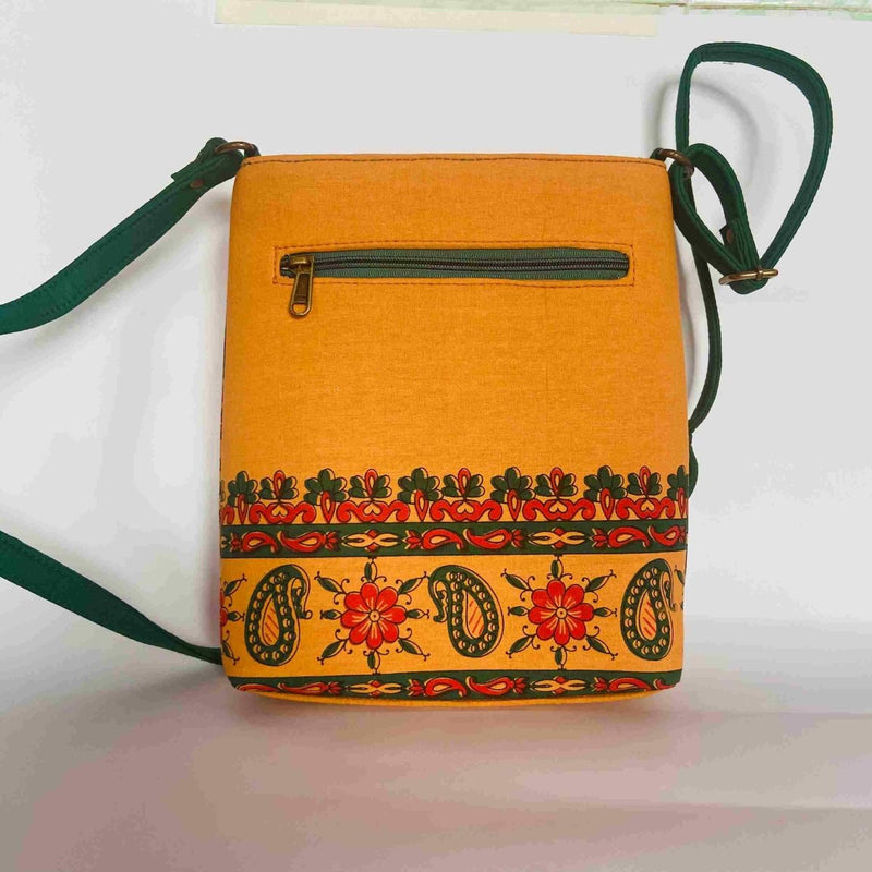 Buy Sling Bag - Pure Cotton- Colours of Celebration | Shop Verified Sustainable Womens Bag on Brown Living™