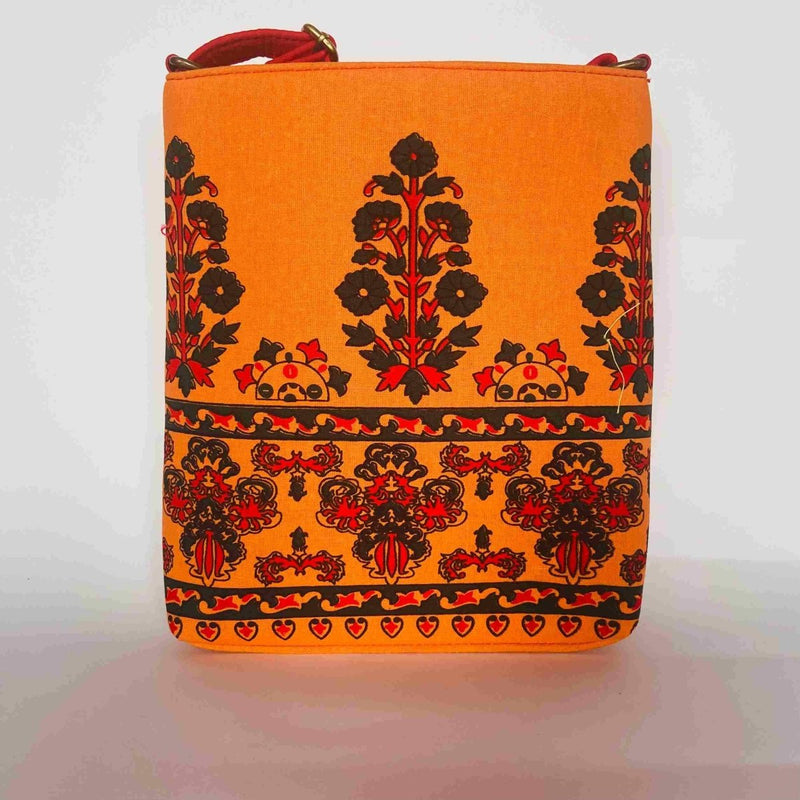 Buy Sling Bag - Pure Cotton- Traditional Indian Print | Shop Verified Sustainable Womens Bag on Brown Living™