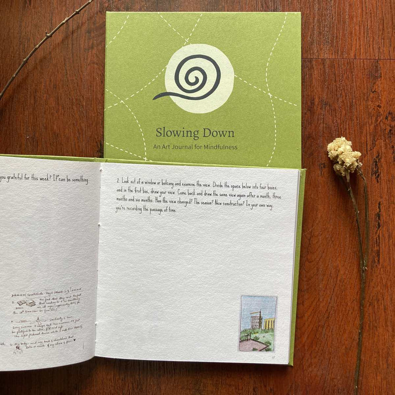 Buy Slowing Down Art Journal with Sketchbook | Shop Verified Sustainable Notebooks & Notepads on Brown Living™