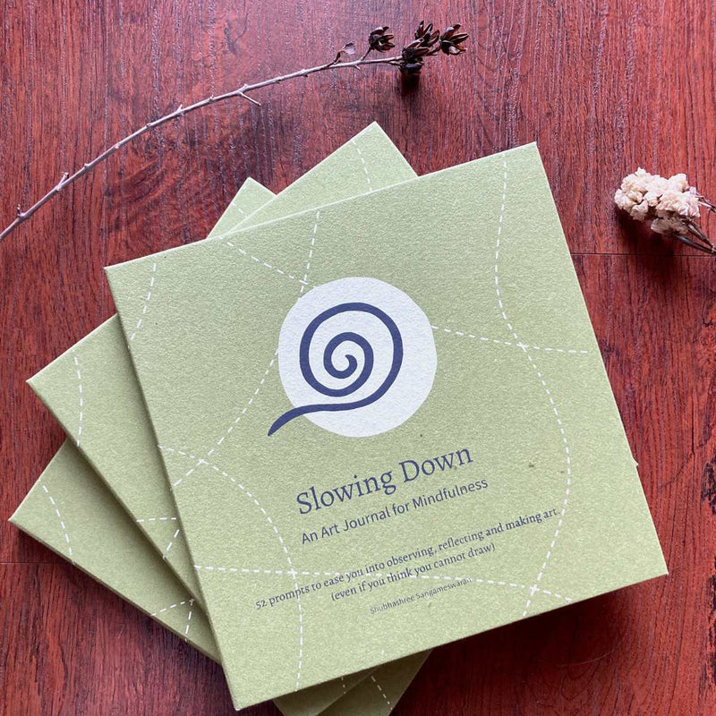 Buy Slowing Down Art Journal with Sketchbook | Shop Verified Sustainable Notebooks & Notepads on Brown Living™