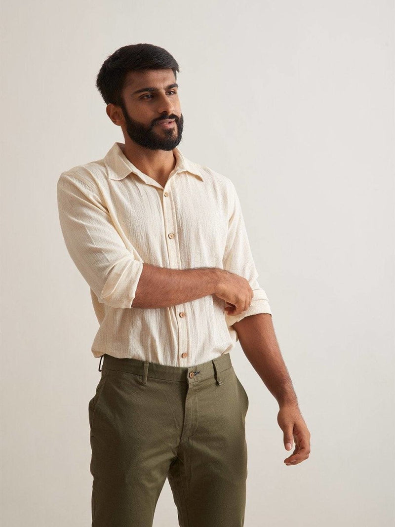 Buy Snow Valley Shirt for Men | Made with Kala Cotton | Shop Verified Sustainable Mens Shirt on Brown Living™