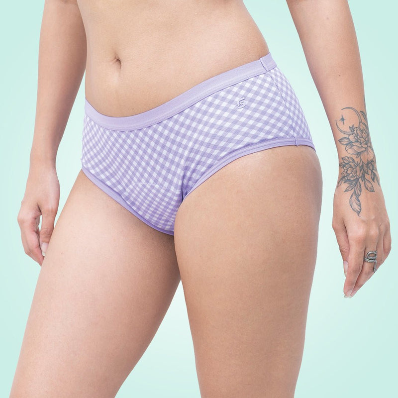 Buy Organic Reusable/Washable/Leakproof/Absorbent Period Panty (Hipster) | Shop Verified Sustainable Womens Underwear on Brown Living™