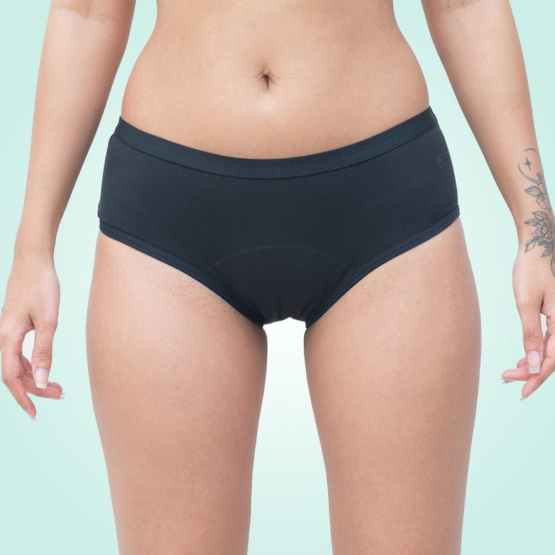 Buy Organic Reusable/Washable/Leakproof/Absorbent Period Panty (Hipster) | Shop Verified Sustainable Womens Underwear on Brown Living™