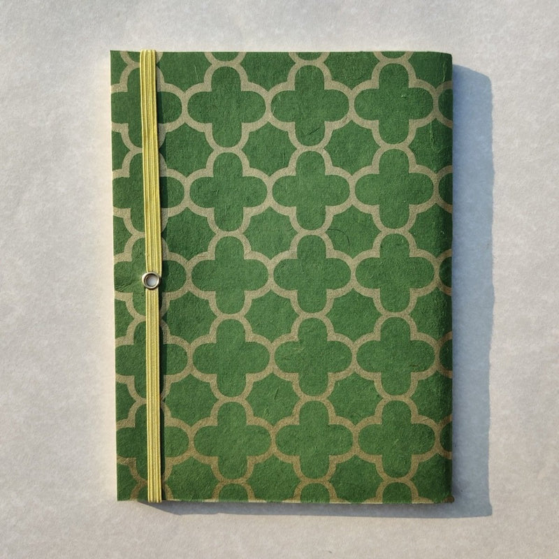 Buy Soft Cover Handmade Notebooks | Green Geometry | Shop Verified Sustainable Notebooks & Notepads on Brown Living™