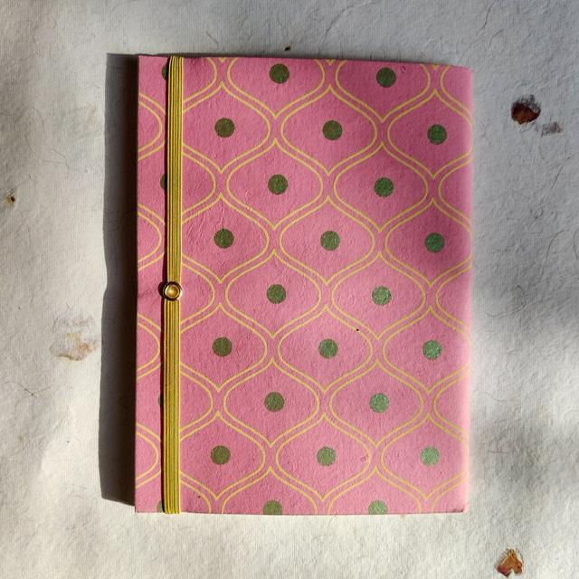 Buy Soft Cover Handmade Notebooks | Pink | Shop Verified Sustainable Notebooks & Notepads on Brown Living™