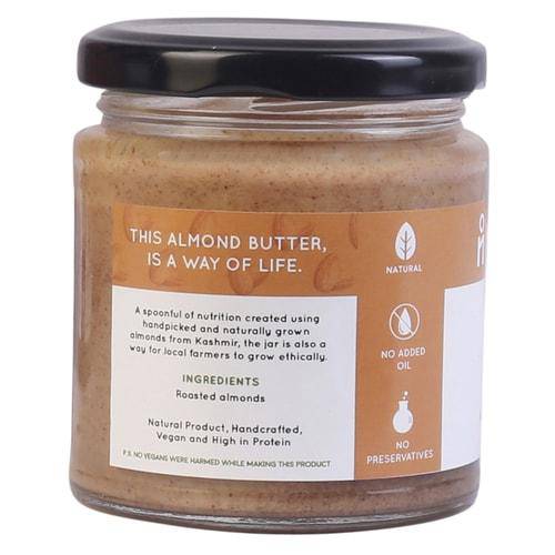 Buy Soulful Creamy Almond Butter - Unsweetened | Shop Verified Sustainable Jams & Spreads on Brown Living™