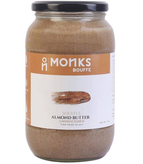 Buy Soulful Creamy Almond Butter - Unsweetened | Shop Verified Sustainable Jams & Spreads on Brown Living™