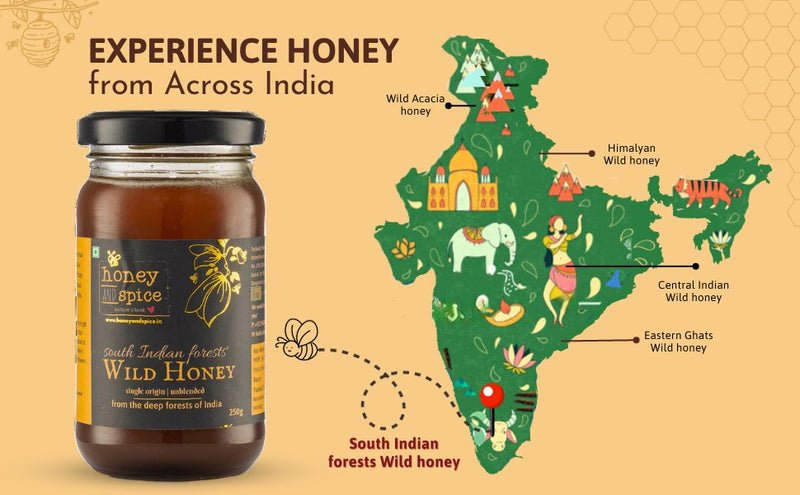 South Indian Wild Honey | Made In Small Batches | Verified Sustainable Honey & Syrups on Brown Living™