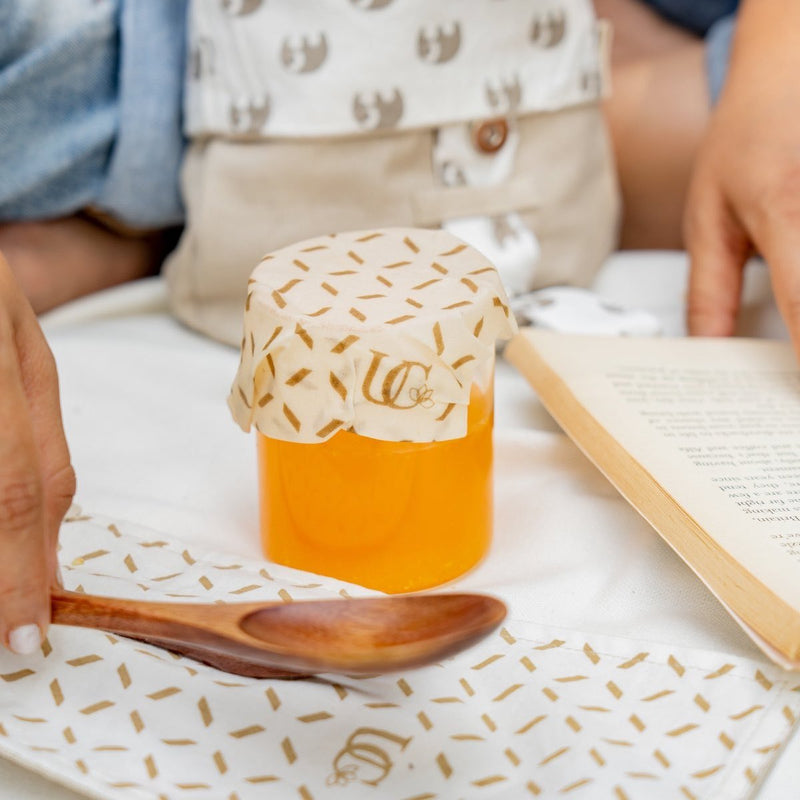 Buy Madhu- Assorted (S/M/L) Reusable Beeswax Wraps Starter Set of 3 | Shop Verified Sustainable Food Wraps on Brown Living™