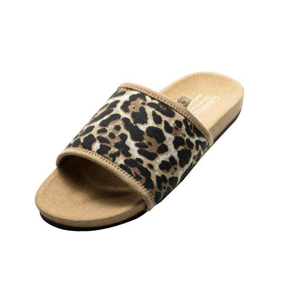 Buy Stella Cheetah Sustainable and Vegan Slides | Shop Verified Sustainable Womens Sliders on Brown Living™