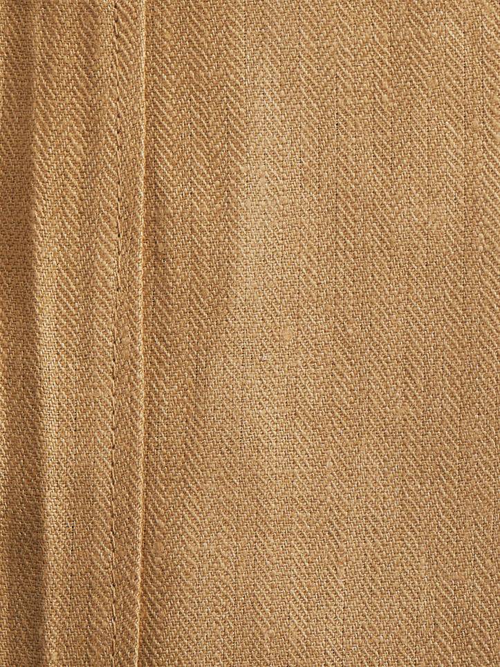 Buy Straight Fit Linen Pants - Herringbone Weave | Shop Verified Sustainable Womens Pants on Brown Living™