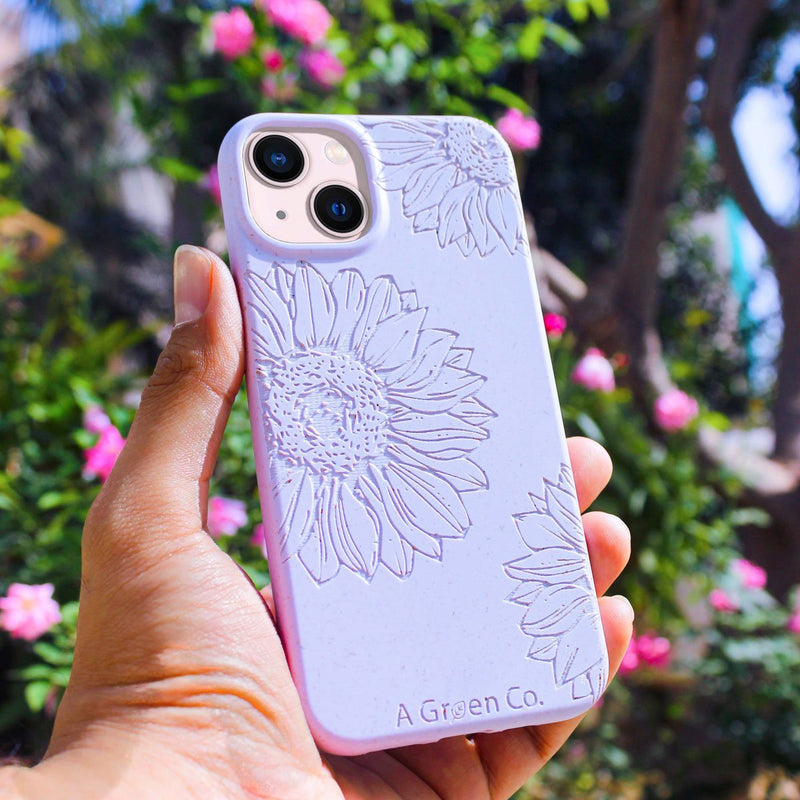 Buy Sunflowers Biodegradable Eco-Friendly Phone Case / Mobile Cover | Shop Verified Sustainable Tech Accessories on Brown Living™