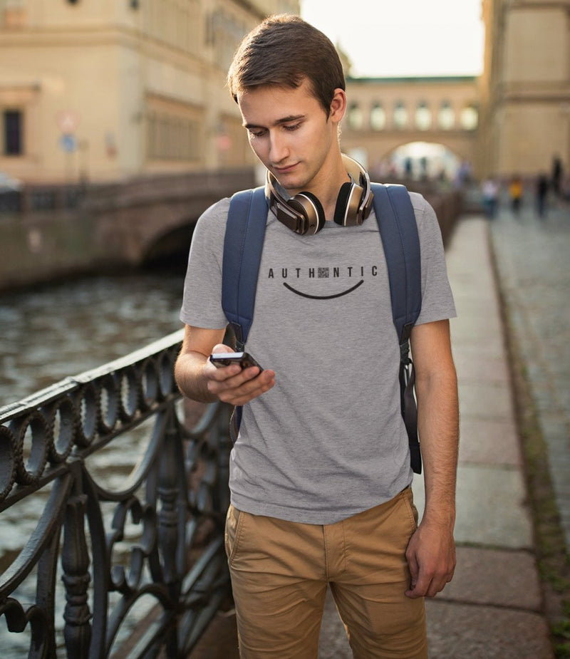 Buy Sustainable T-Shirt | Recycled Plastic + Recycled Cotton Blend | Authentic Design | Shop Verified Sustainable Mens Tshirt on Brown Living™