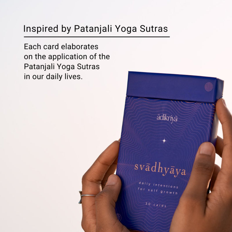 Buy Svadhyaya- Intention Cards for Mindful Living | Shop Verified Sustainable Greeting & Note Cards on Brown Living™