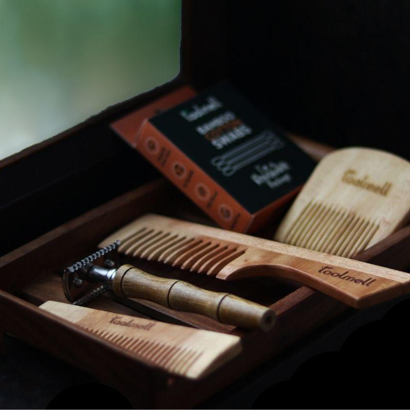 Buy Ecofriendly Men Grooming Kit | Shop Verified Sustainable Gift on Brown Living™