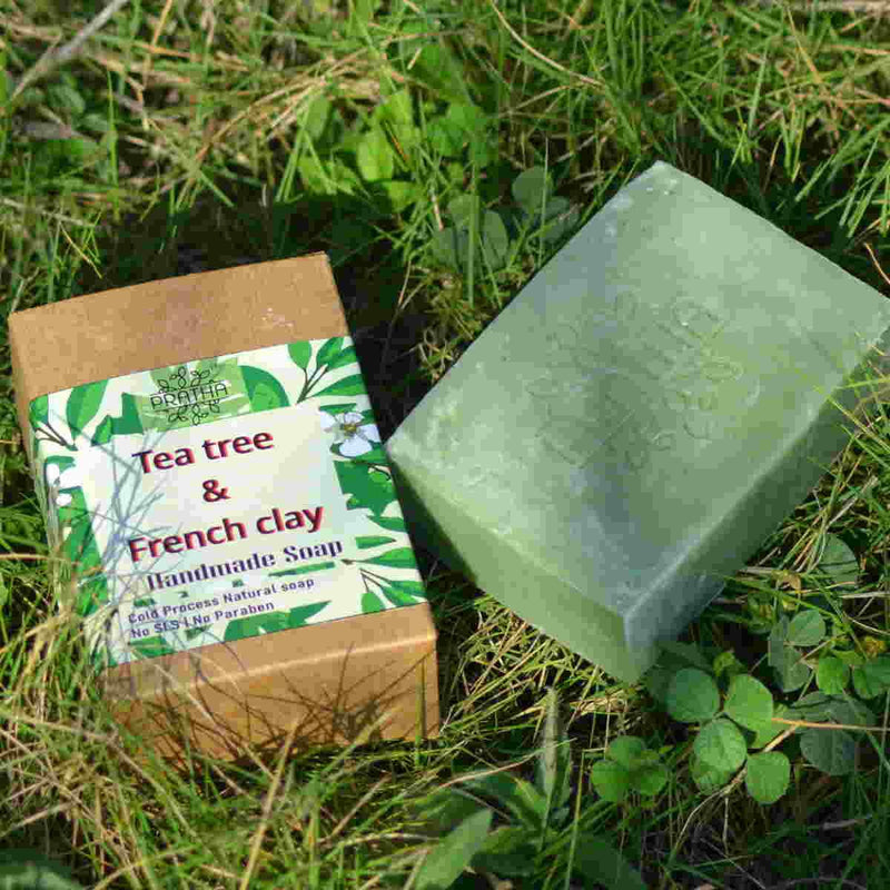 Buy Tea Tree & French Clay | Cold Process Handmade Soap | Shop Verified Sustainable Body Soap on Brown Living™