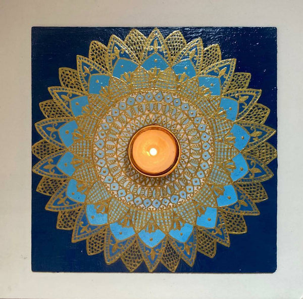 Buy Tealight Rangoli | Shop Verified Sustainable Decor & Artefacts on Brown Living™