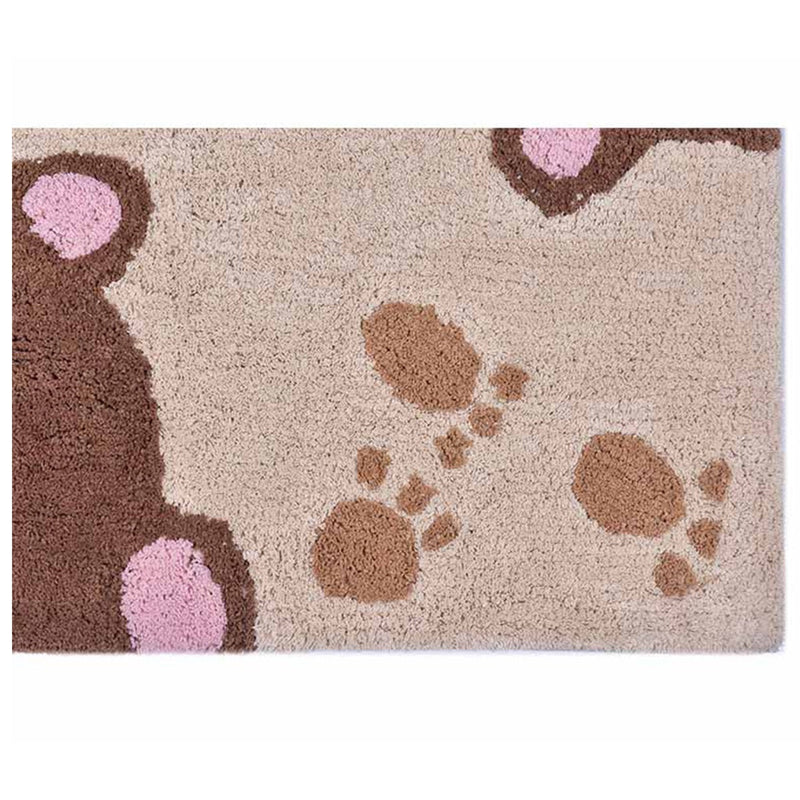 Buy Teddy In The Bath Cotton Bathmat | Shop Verified Sustainable Mats & Rugs on Brown Living™