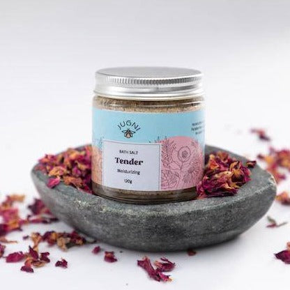 Buy Tender Moisturising Bath Salt 120g with Detoxifying & Moisturising Properties | Shop Verified Sustainable Bath Salt on Brown Living™