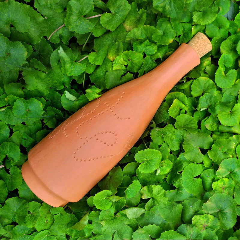 Buy Terracotta Water Bottle- Bot- Capacity 1.0L Approx | Shop Verified Sustainable Products on Brown Living