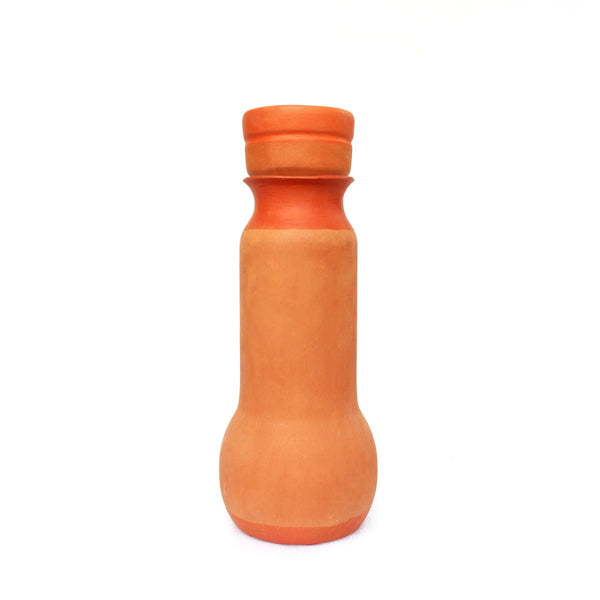 Buy Terracotta Water Bottle- Bulb 1 L- Capacity 1.0L Approx | Shop Verified Sustainable Bottles & Sippers on Brown Living™