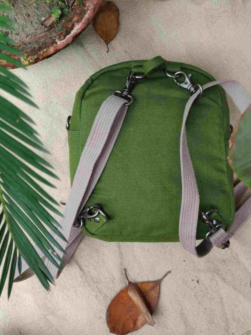 Buy The All Day Every Day Backpack in Moss Green | Shop Verified Sustainable Backpacks on Brown Living™