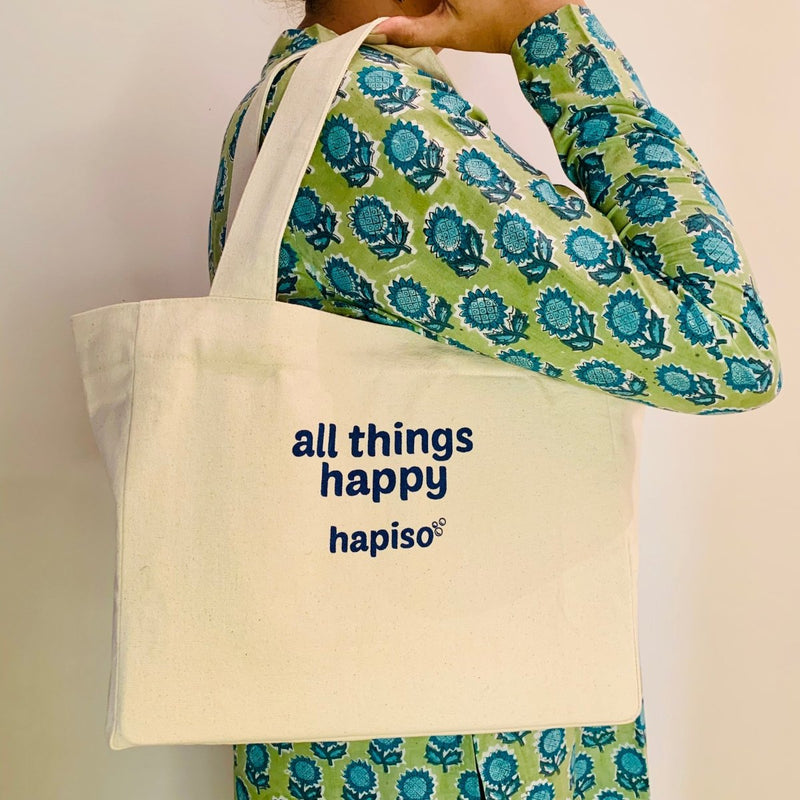 Buy The Happy Box | 2 packs of laundry pods | Canvas bag | Candle | Shop Verified Sustainable Cleaning Supplies on Brown Living™