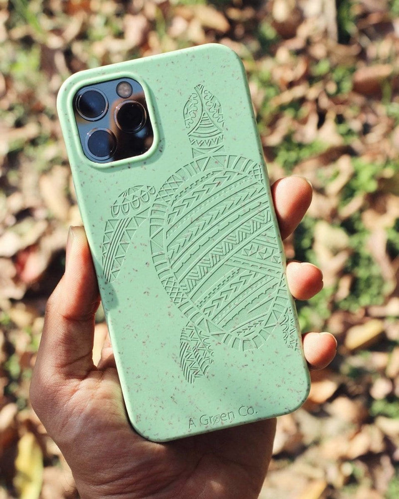 Buy The Lucky Turtle- Biodegradable Eco-Friendly Mobile/ Phone Cover | Shop Verified Sustainable Tech Accessories on Brown Living™