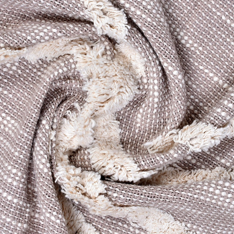 Buy The Novelty Textured Cotton Throw | Shop Verified Sustainable Bed Linens on Brown Living™