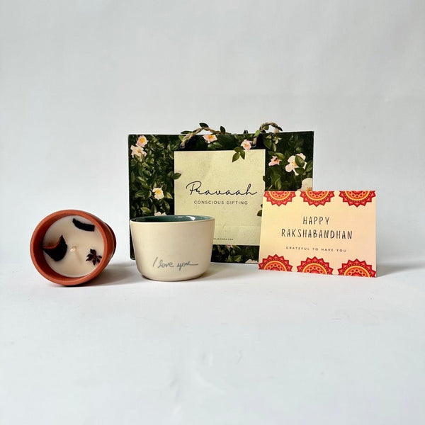 Buy The Warmth Gift Hamper | Cup, Candle and Card | Shop Verified Sustainable Gift Hampers on Brown Living™