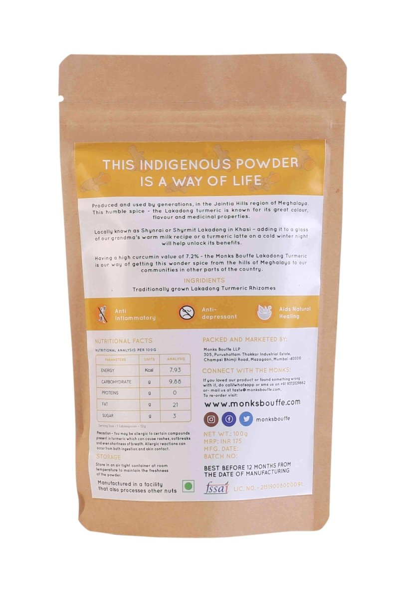 Buy Therapeutic Lakadong Turmeric Powder | Shop Verified Sustainable Seasonings & Spices on Brown Living™