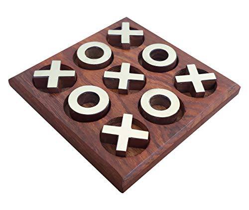 Buy Tick Tack Toe- Metal Naughts & Crosses Travel Board Game | Shop Verified Sustainable Learning & Educational Toys on Brown Living™