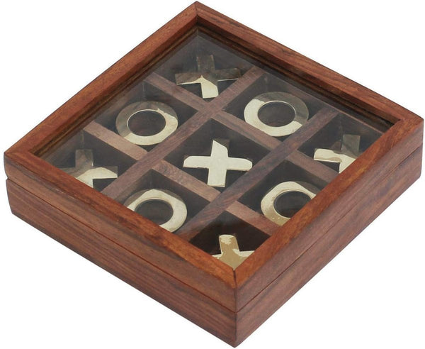 Buy Tick Tack Toe - Wooden Family Board Game | Shop Verified Sustainable Learning & Educational Toys on Brown Living™