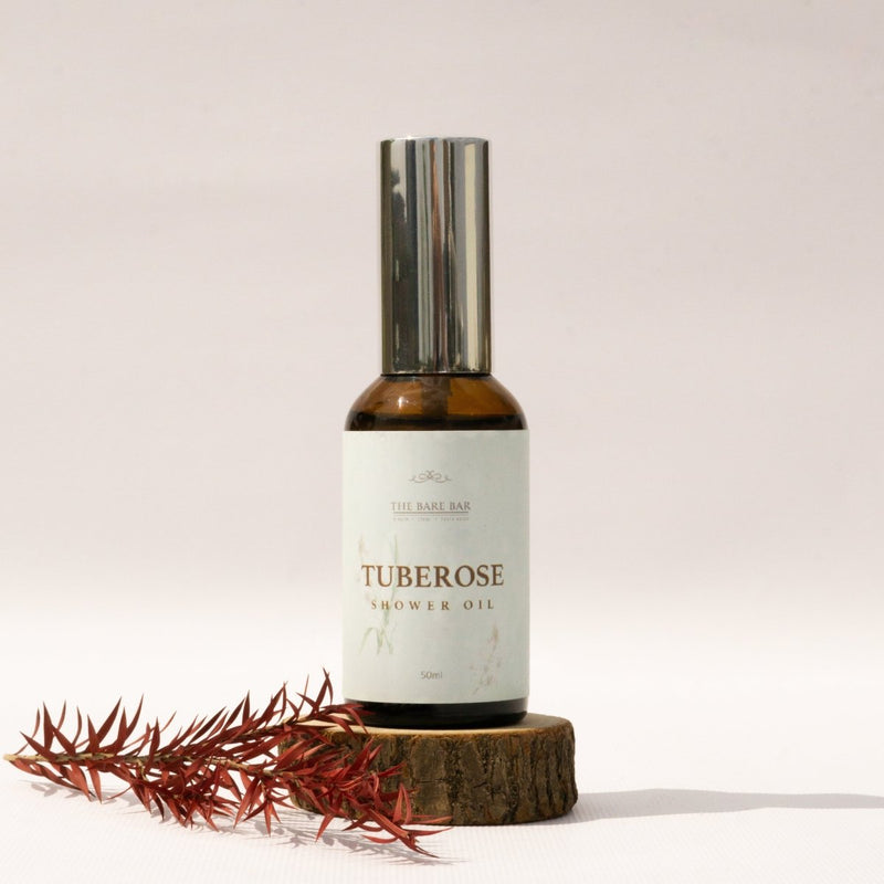 Buy Tuberose Shower Oil | Natural Shower Oil | Shop Verified Sustainable Shower Gel on Brown Living™