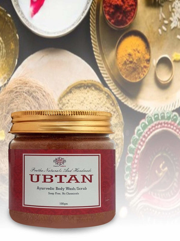 Buy Ubtan Natural Scrub | A soap free body wash | Shop Verified Sustainable Face Scrub on Brown Living™