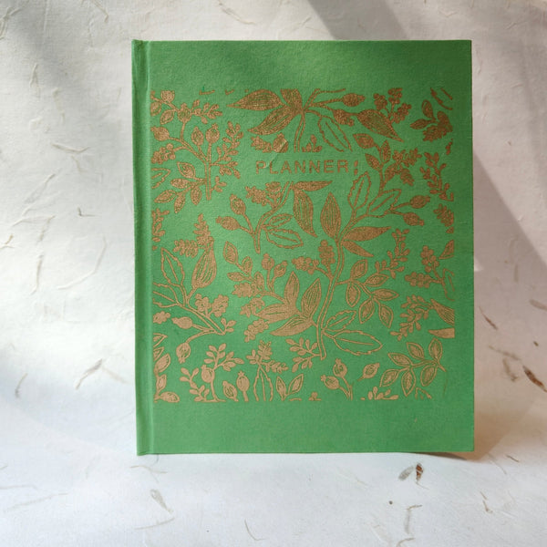 Undated Daily Planner- Green | Verified Sustainable Notebooks & Notepads on Brown Living™