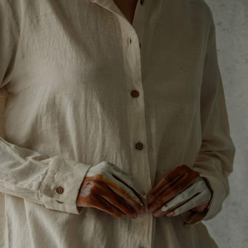 Buy Undyed | Classic Shirt | Shop Verified Sustainable Womens top on Brown Living™