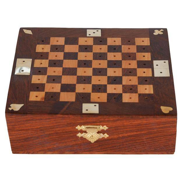 Buy Unique Handmade Wooden Chess Game | Board Game | Shop Verified Sustainable Learning & Educational Toys on Brown Living™