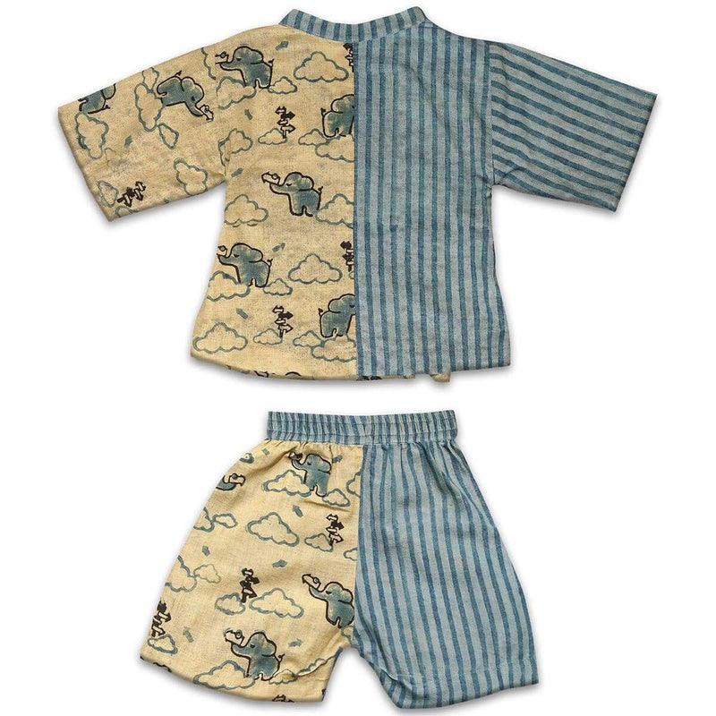 Buy Unisex Ankan Jhabla Set | Shop Verified Sustainable Kids Daywear Sets on Brown Living™